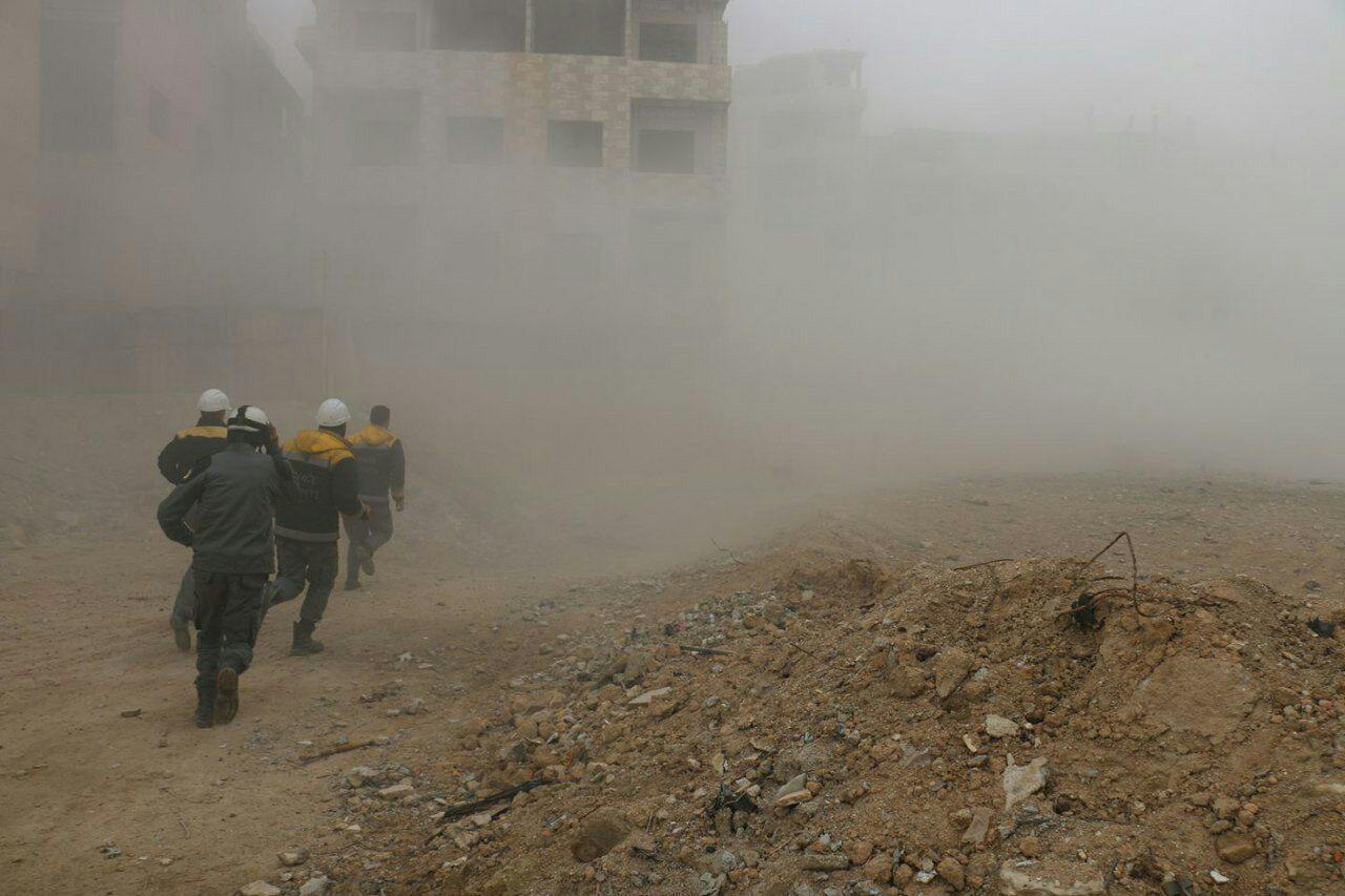 عشرات القتلى والجرحى بقصف جوي على الغوطة الشرقية