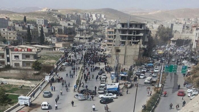 حملة أمنية شنتها قوات النظام على مدينة التل بريف دمشق