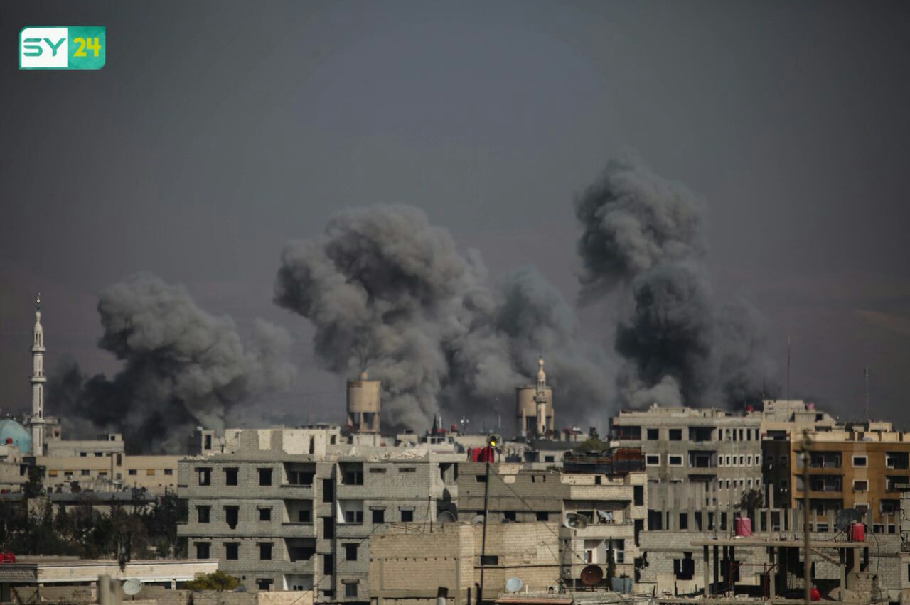 القصف على الغوطة الشرقية من قبل نظام الأسد
