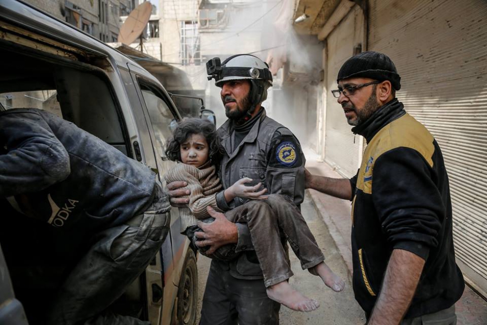المجازر اليومية بحق المدنيين في الغوطة الشرقية بريف دمشق