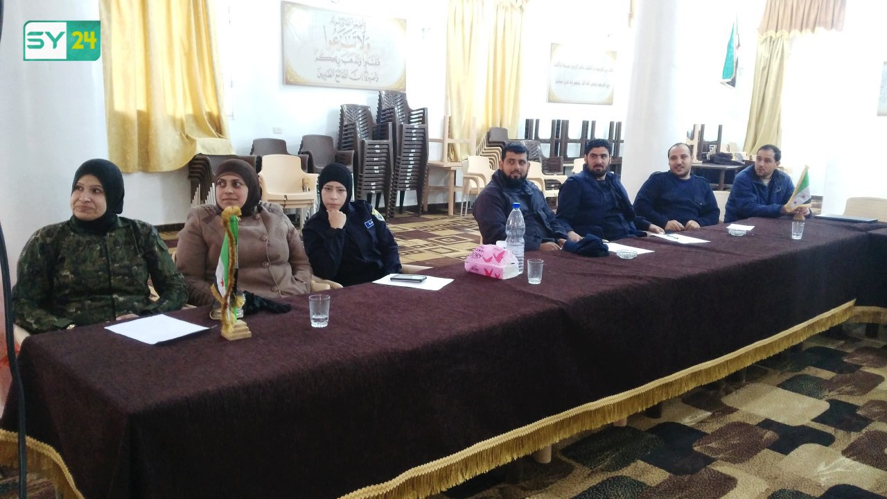 أقامت قيادة مركز شرطة بصرى الشام الحرة بريف درعا دورة تدريبية استمرت عدة أيام
