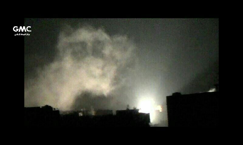 النظام يستخدم الفسفور الحارق في قصف الغوطة..