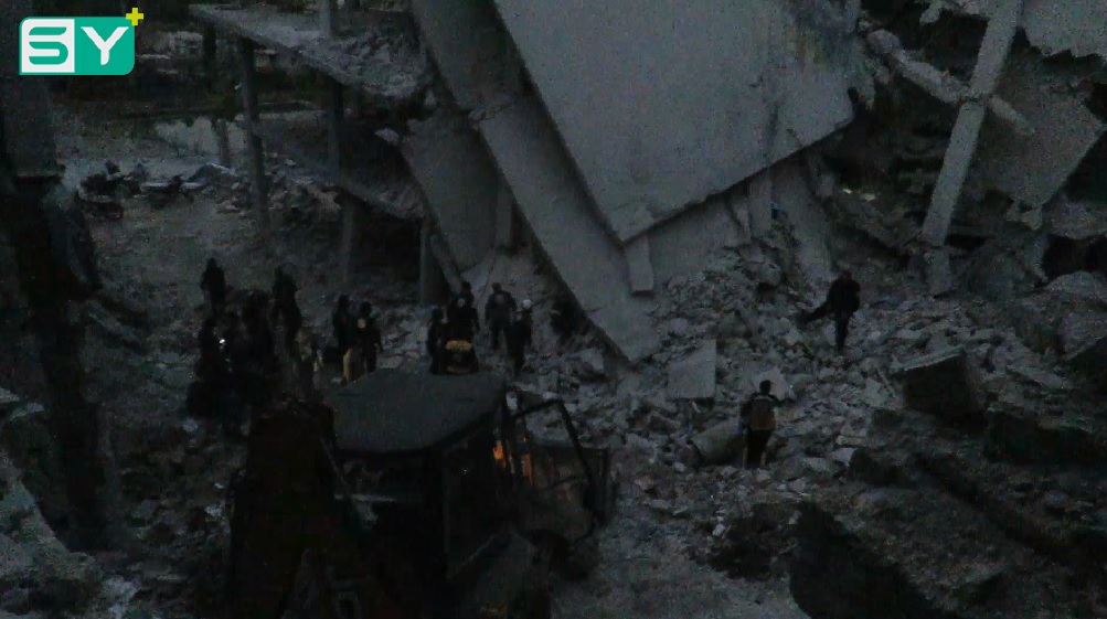 مجزرة حارم في ريف إدلب تتجاوز الـ 35 قتيلاً