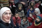 بيان ريحان، وهي رئيسة مكتب المرأة في لجنة التنسيق المحلية بمدينة الغوطة الشرقية في دوما