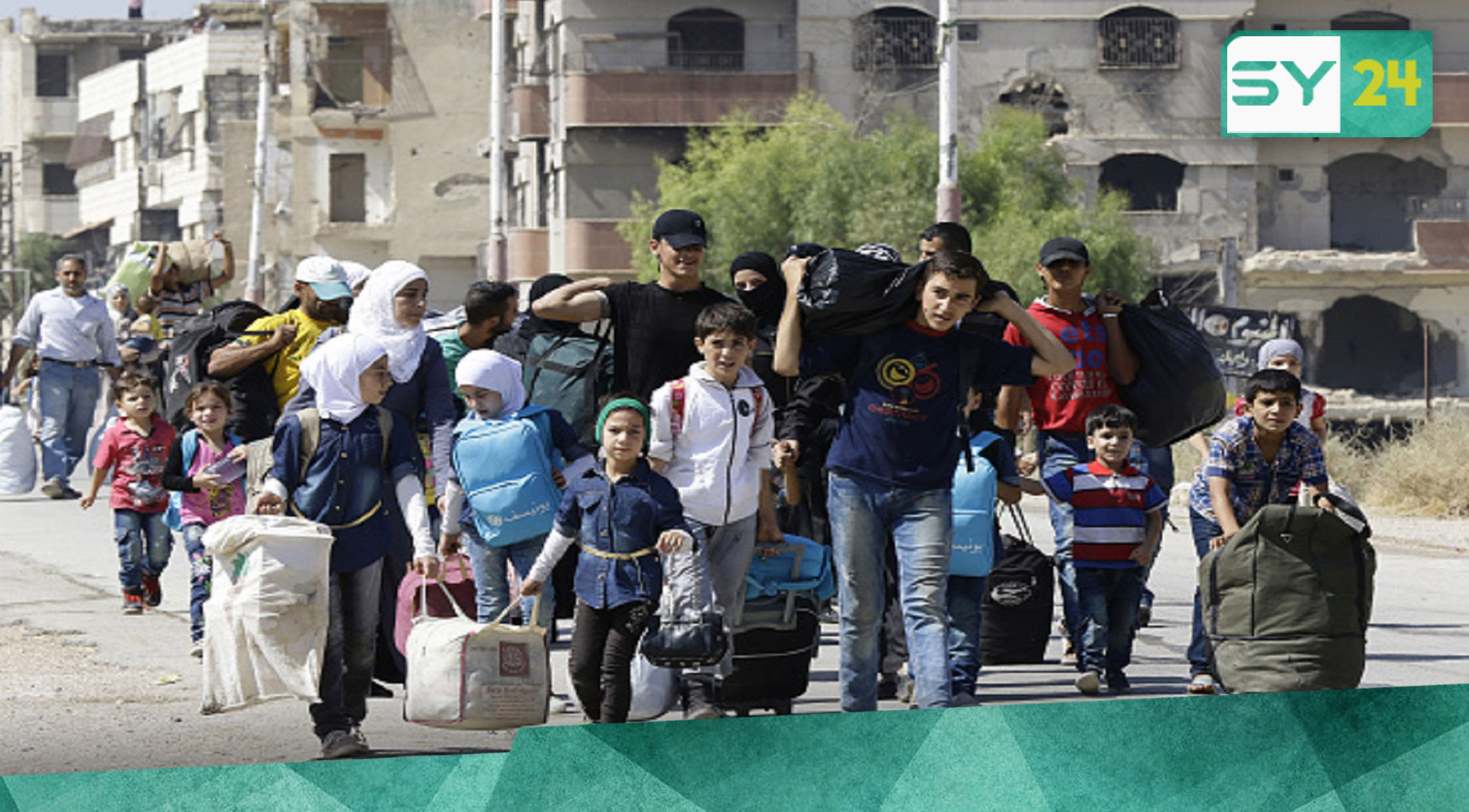 أغلبهم أطفال.. 25 جريحاً يغادرون الغوطة مع عائلاتهم لتلقي العلاج