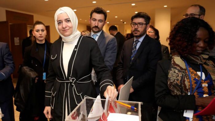 "فاطمة بتول صايان قايا" وزيرة الأسرة والسياسات الاجتماعية التركية