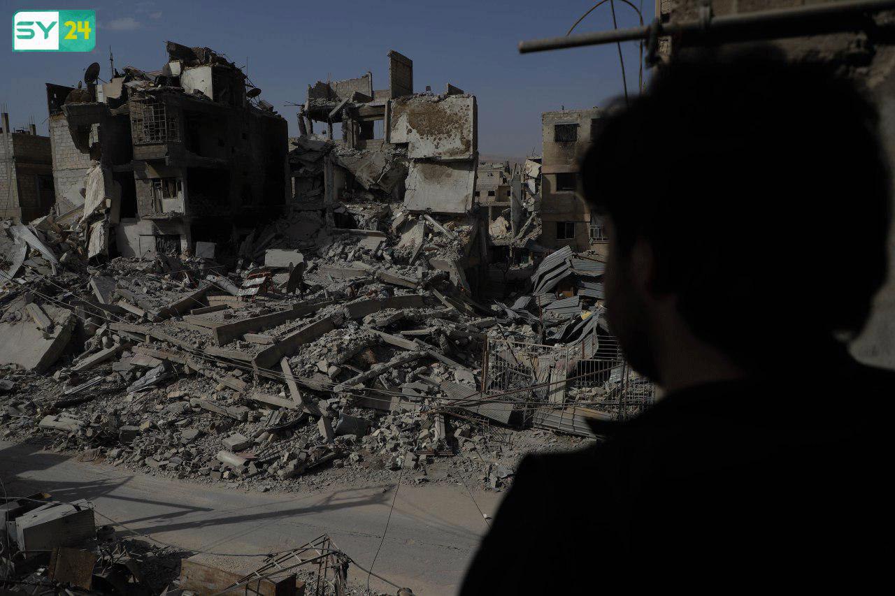 الدمار الذي خلفه القصف على الغوطة الشرقية