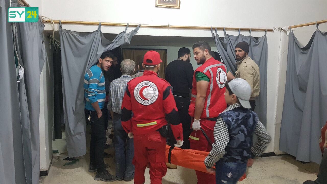 الهلال الأحمر يبدأ بإجلاء الجرحى من الغوطة الشرقية