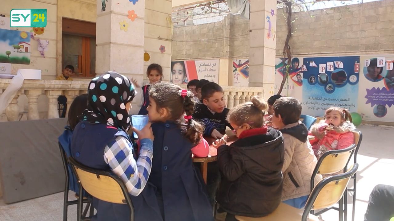 مركز لرعاية الأطفال في مدينة إعزاز شمال حلب