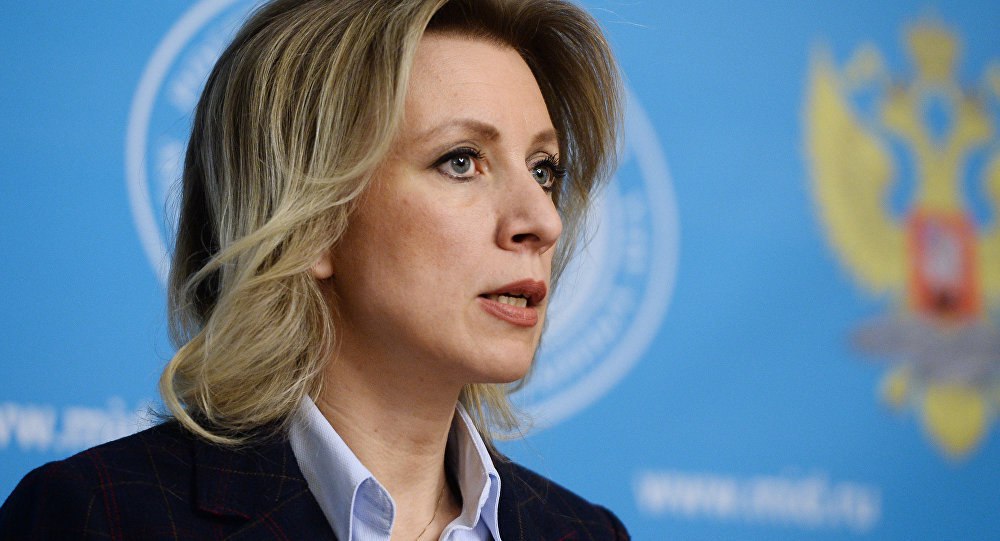 المتحدثة باسم الخارجية الروسية "ماريا زاخروفا"