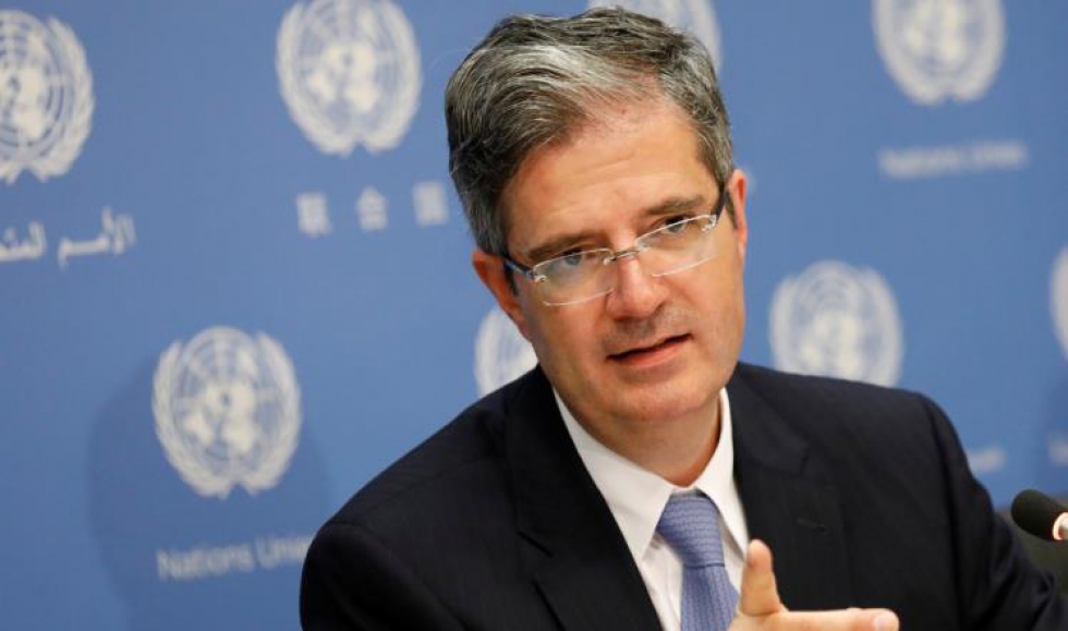 المندوب الفرنسي الدائم لدى الأمم المتحدة السفير فرانسوا ديلاتر