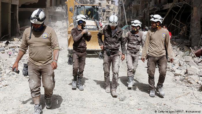 "آفاز" تطلق حملة تبرعات لدعم فريق الخوذ البيضاء في سوريا