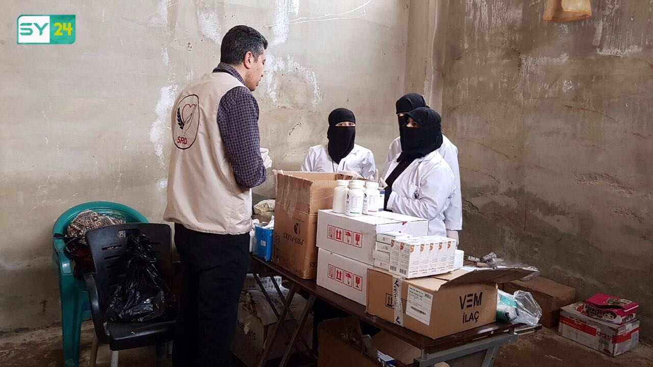 إحداث نقاط طبية في مخيم البل بريف حلب من أجل معالجة جرحى دوما المهجرين