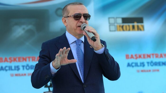 الرئيس التركي "رجب طيب أردوغان"،