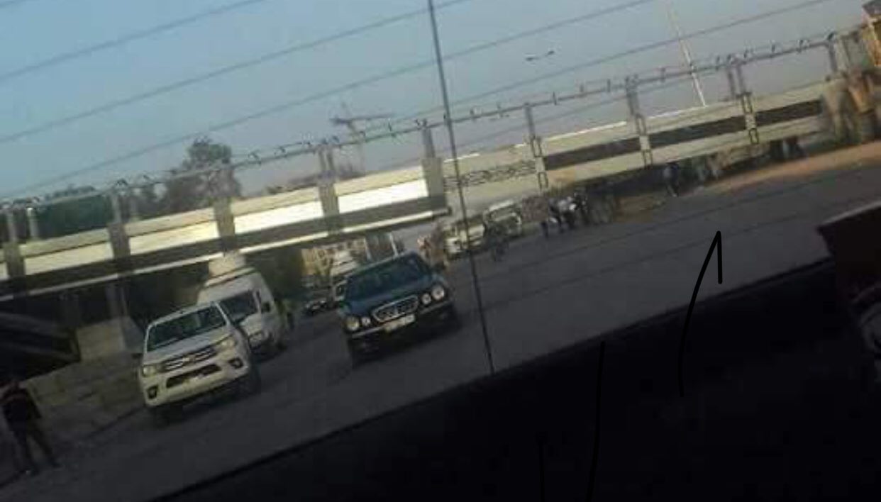 انهيار جسر للمشاة في دمشق