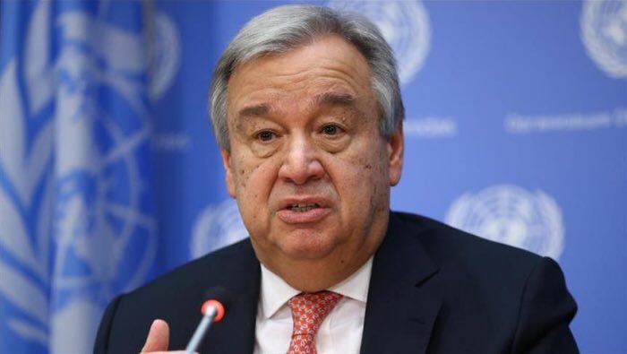 الأمين العام للأمم المتحدة، "أنطونيو غوتيريش