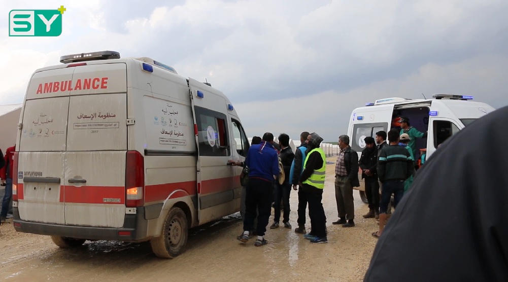 تقديم الخدمات الطبية لمصابي الغوطة الشرقية في ريف حلب