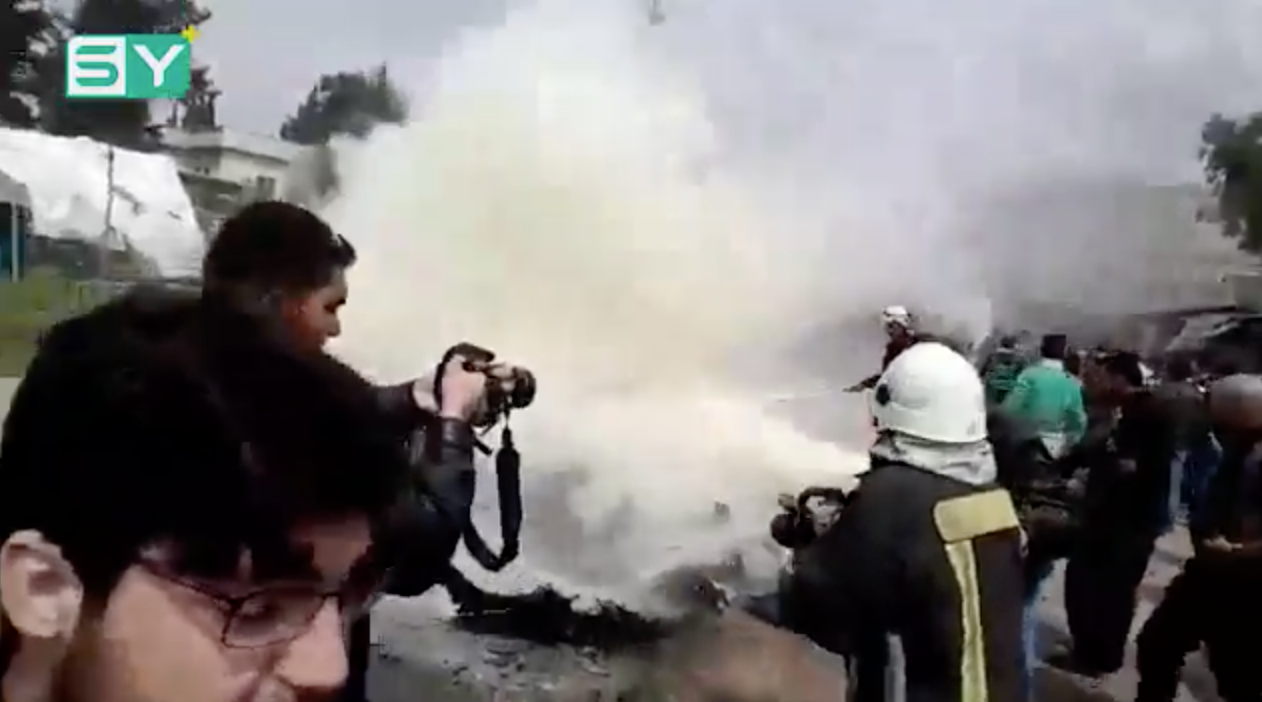 مراسل SY+ يتحدث عن السيارة المفخخة التي ضربت مدينة إعزاز بريف حلب