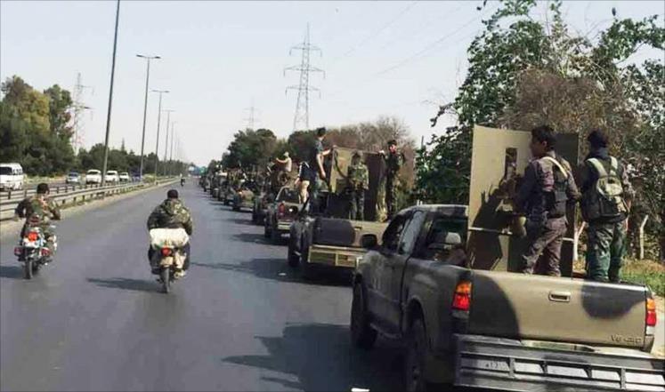 قادة من داعش يغادرون بالتنسيق مع النظام