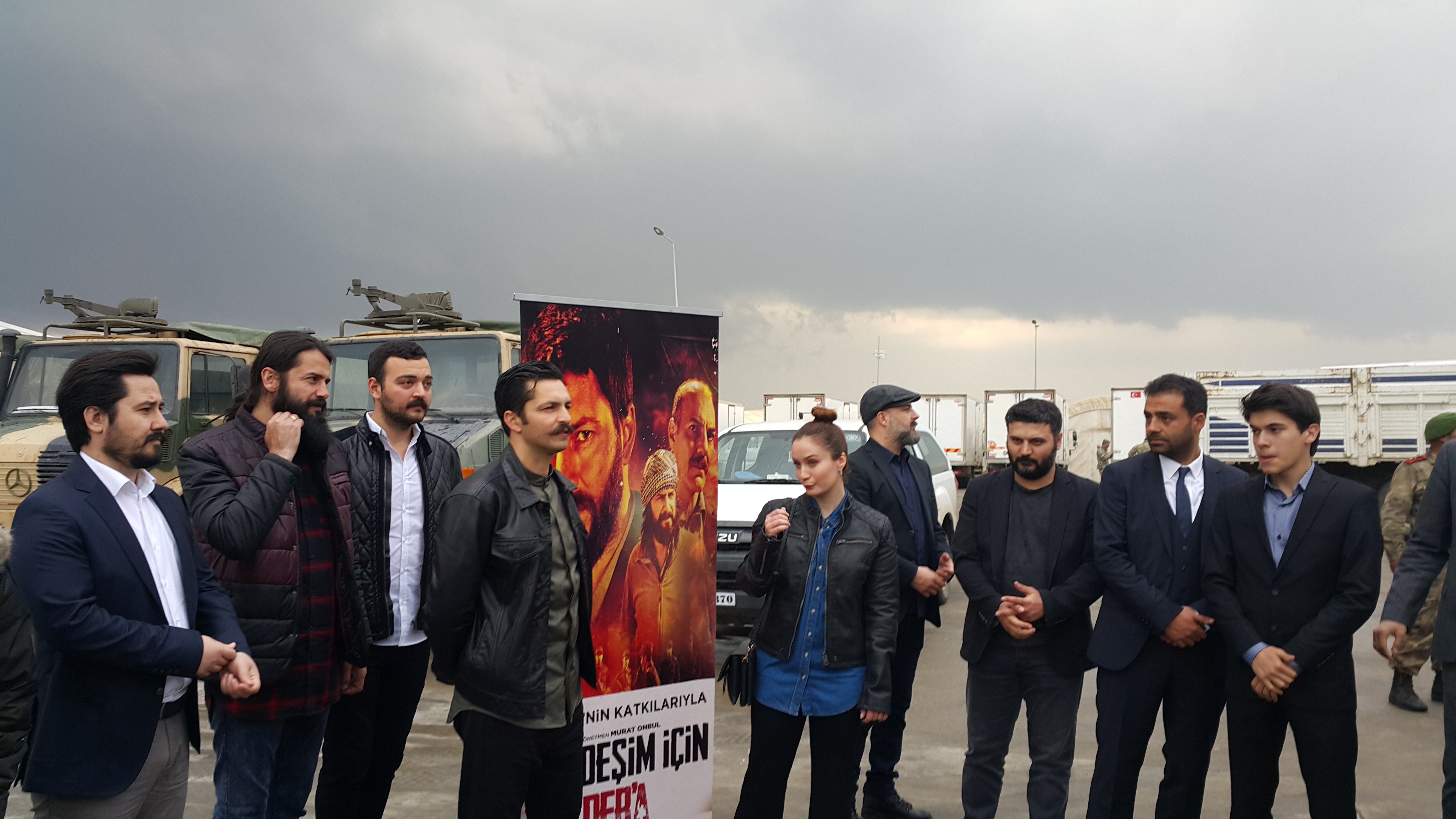 العرض الأول للفيلم التركي “من أجل أخي في درعا” في بلدة الراعي السورية