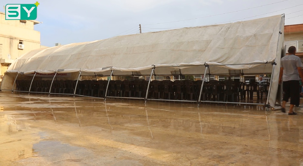 افتتاح خيمة رمضانية في إعزاز بحلب