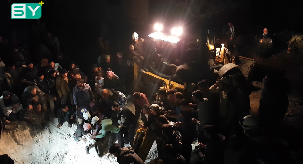 مجزرة معرزيتا بإدلب ترتفع إلى 8 قتلى بينهم أطفال ونساء