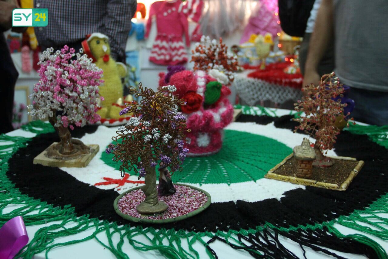 افتتاح معرض للأعمال المهنية والحرفية في إدلب