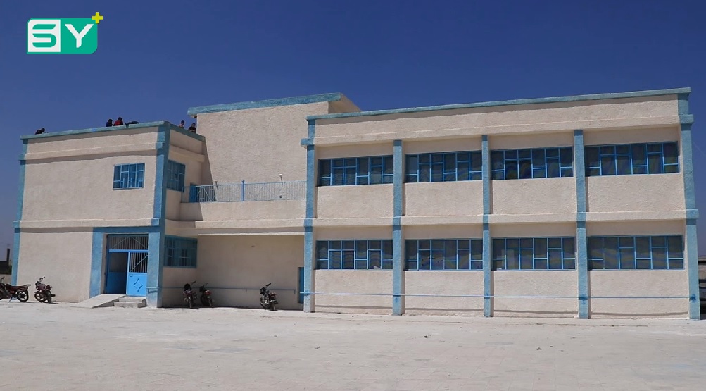 الانتهاء من إعادة ترميم مدرسة في مدينة نوى بريف درعا