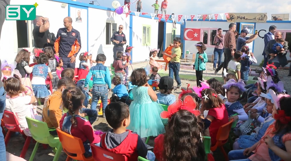 افتتاح روضة للأيتام في مخيم للنازحين شمال حلب