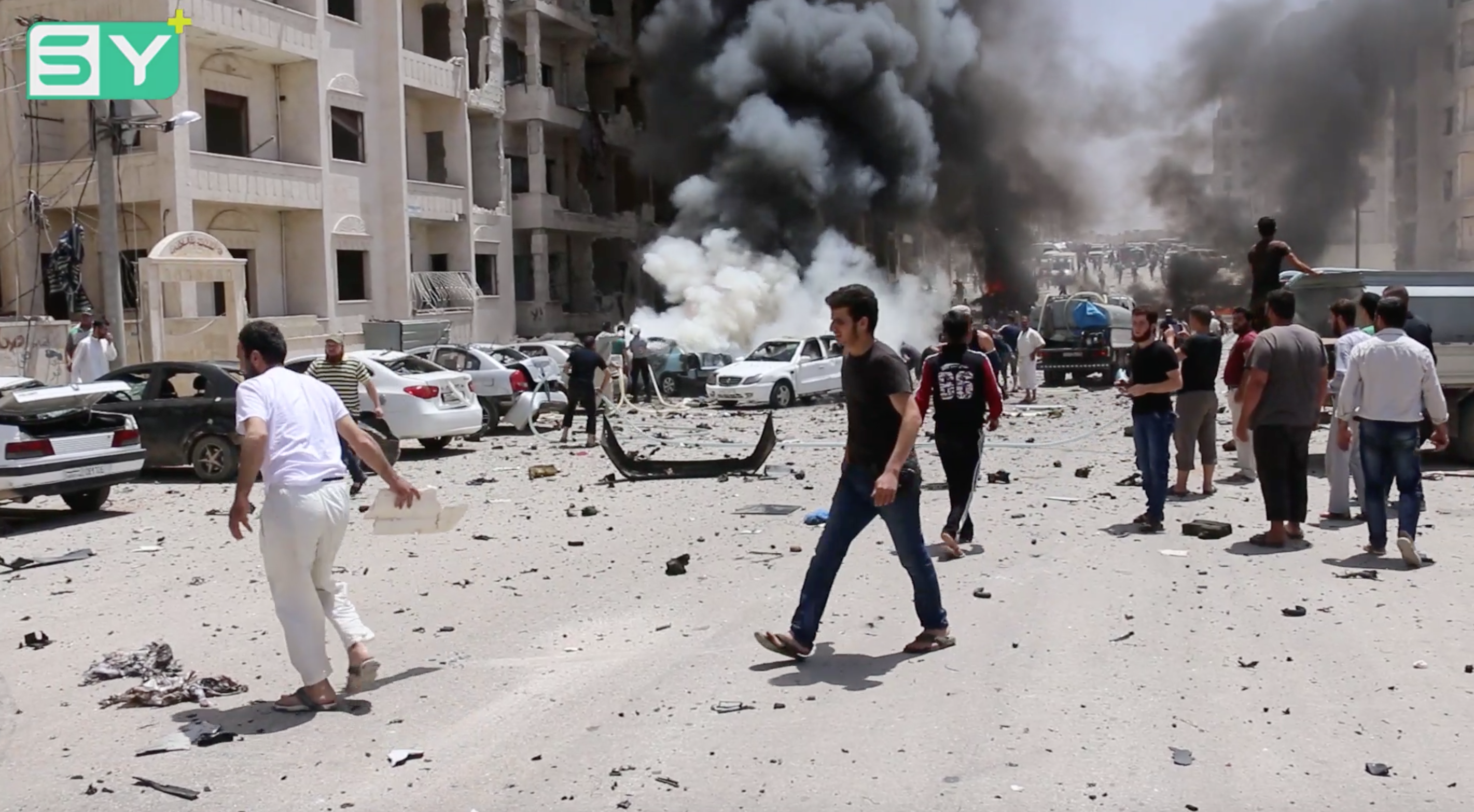 قتلى وجرحى بانفجار سيارة مفخخة وسط محافظة إدلب