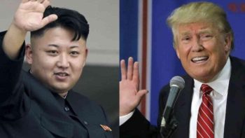الرئيس الأميركي دونالد ترامب وزعيم كوريا الشمالية كيم يونغ-أون