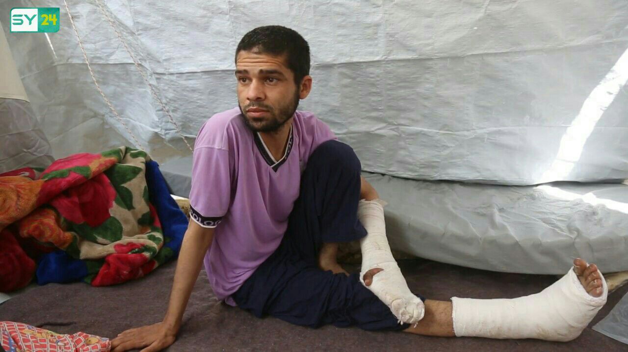 آلاف المهجّرين المصابين بلا خدمات طبية في مخيمات ريف حلب