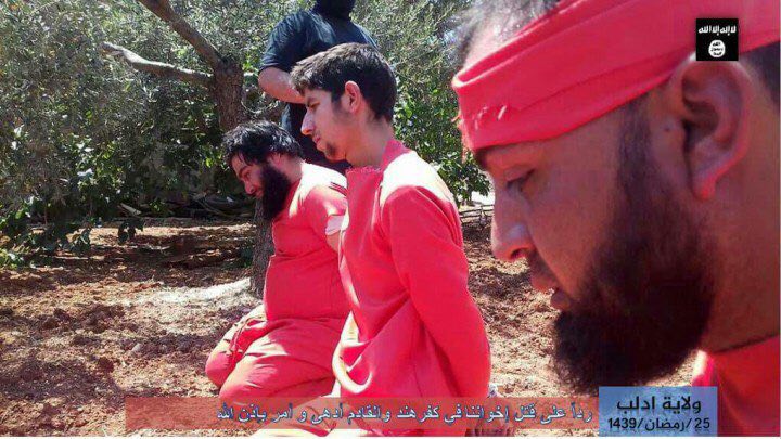 تنظيم داعش يعدم مختطفين من تحرير الشام في إدلب