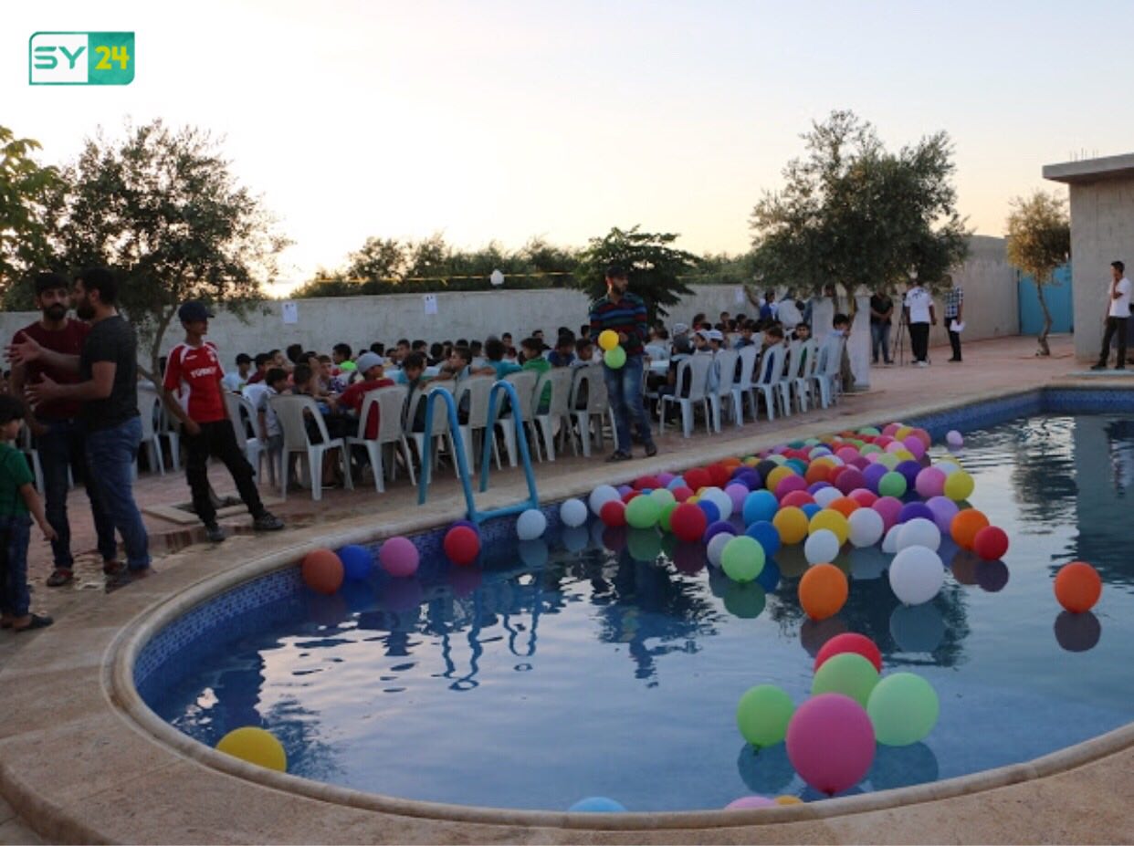 إقامة إفطار جماعي لأطفال مدارس ريف جسر الشغور