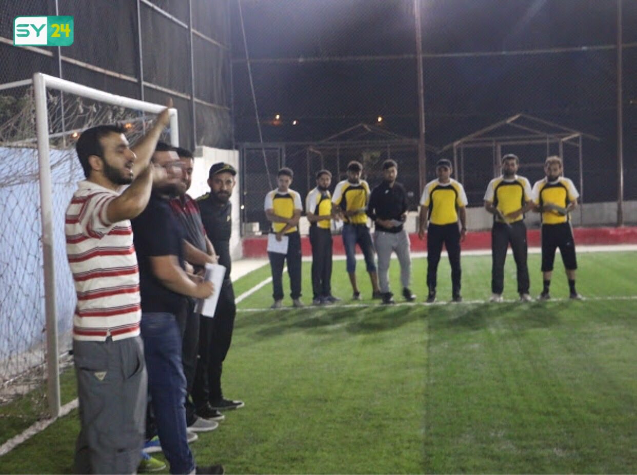 إقامة دورة لإعداد حكام في كرة القدم بريف إدلب