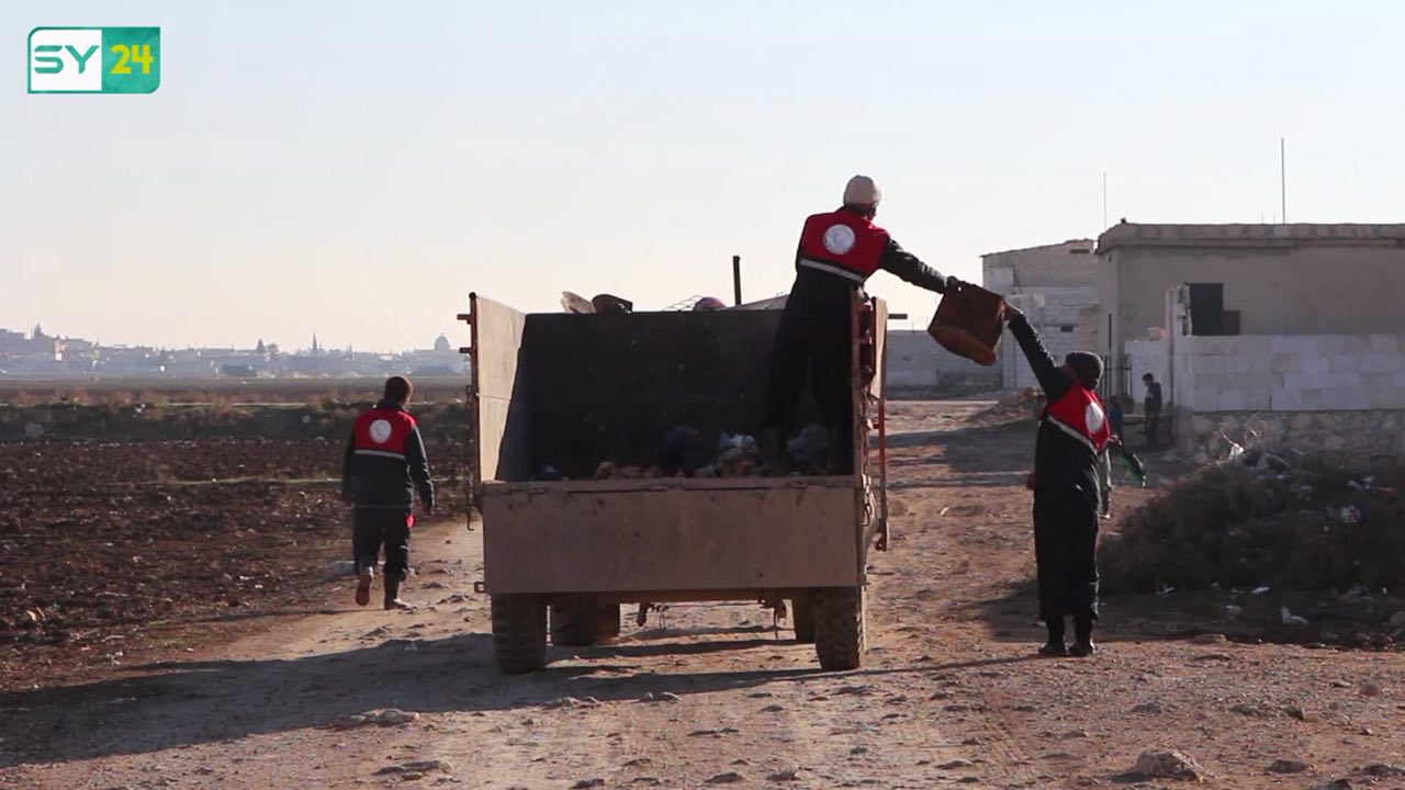 المجلس المحلي يقدم خدماته للمواطنين في دابق شمال حلب