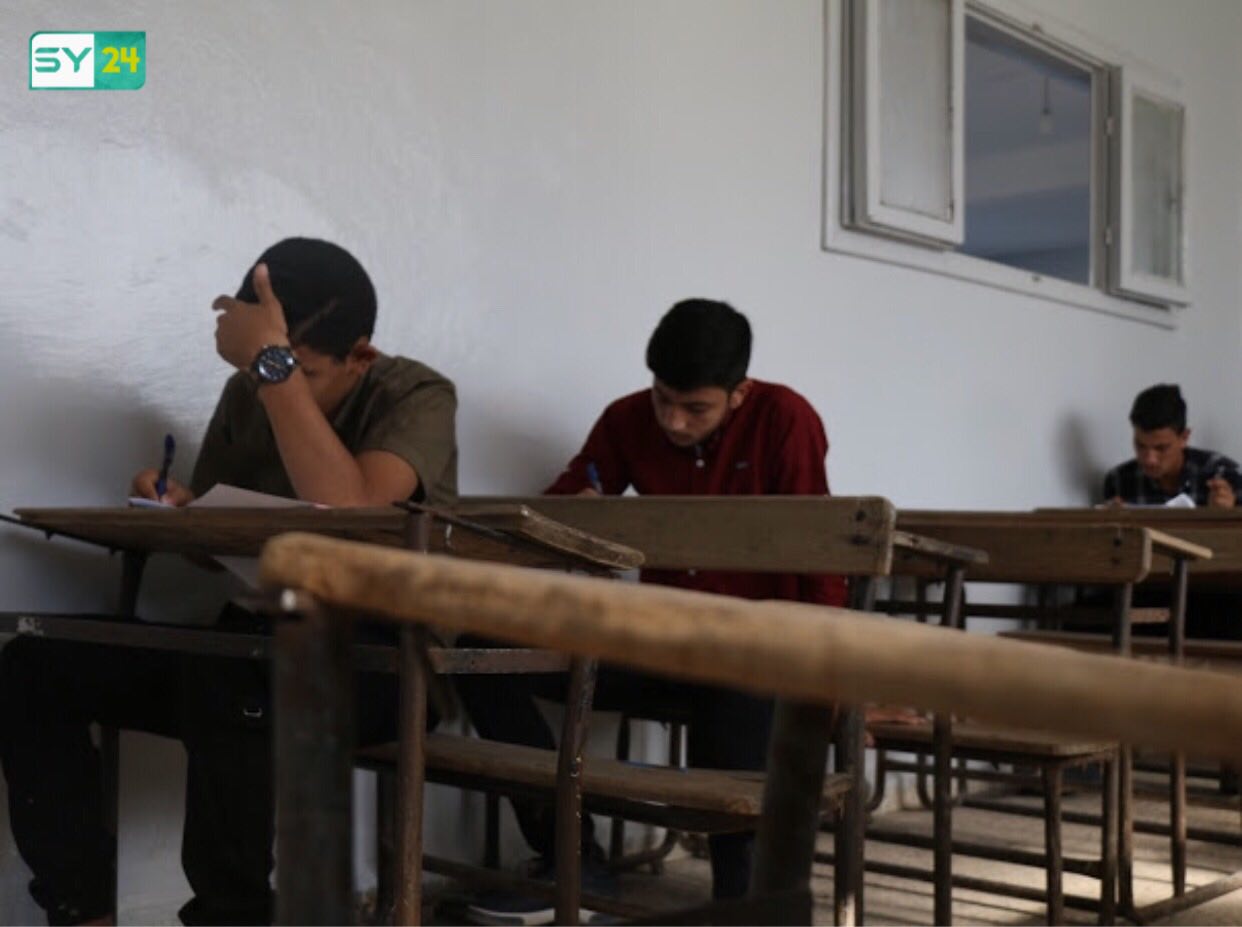 رصد جانب من سير العملية الامتحانية في ريف حماة