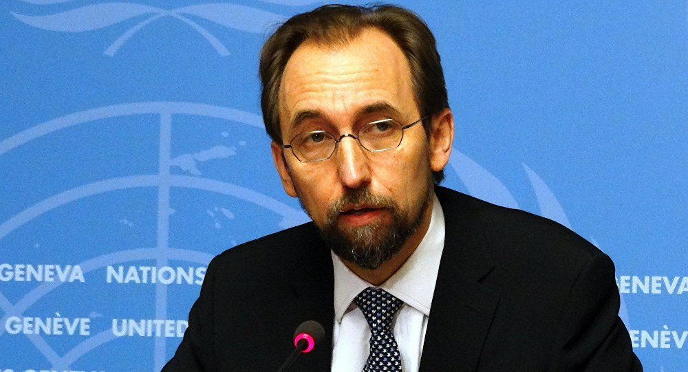 مفوض الأمم المتحدة السامي لحقوق الإنسان الأمير "زيد بن رعد الحسين"