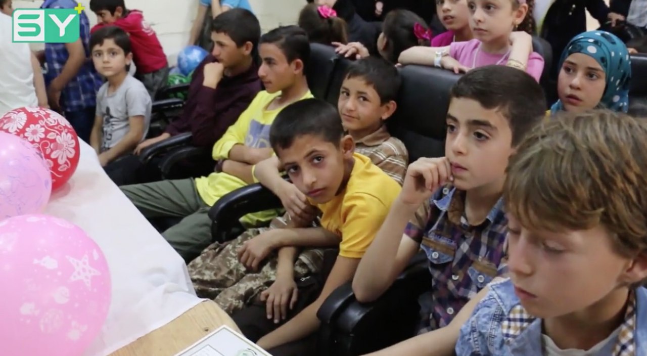 إقامة حفل تكريمي للأطفال في حريتان بحلب