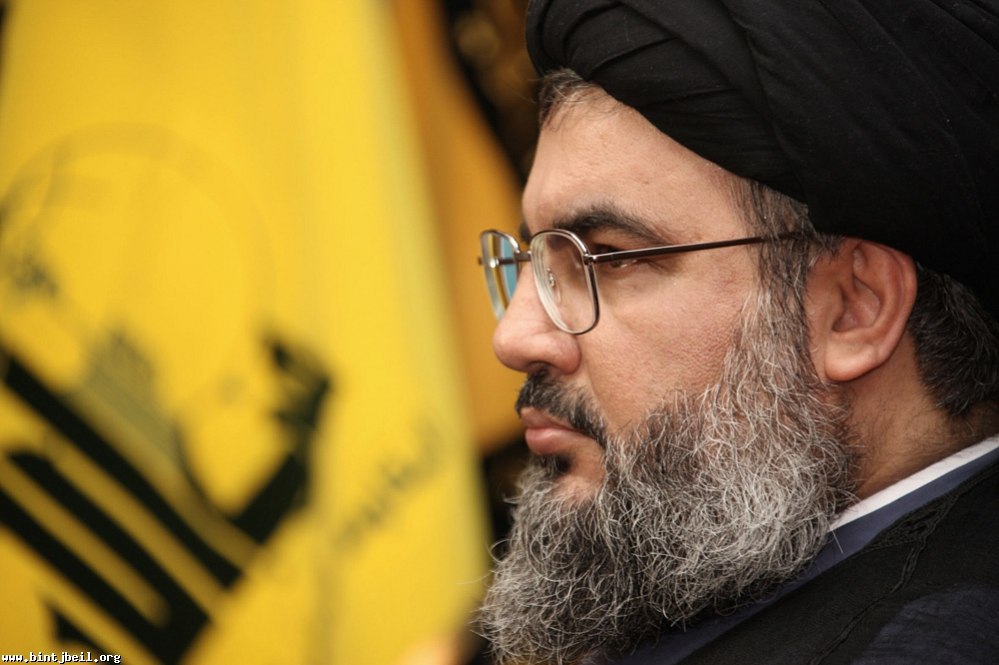 الأمين العام لـ "حزب الله" اللبناني المصنف على لائحة الإرهاب "حسن نصر الله"