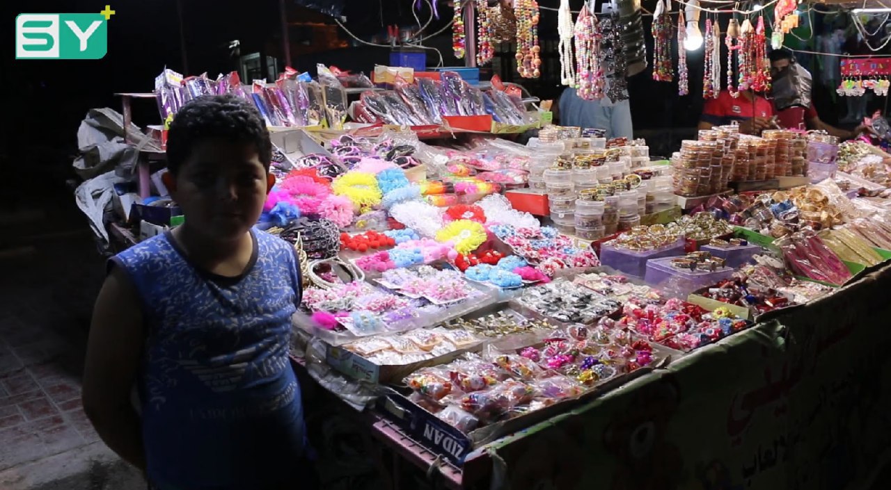 شاهد أكثر الأسواق ازدحاماً في الدانا بريف إدلب