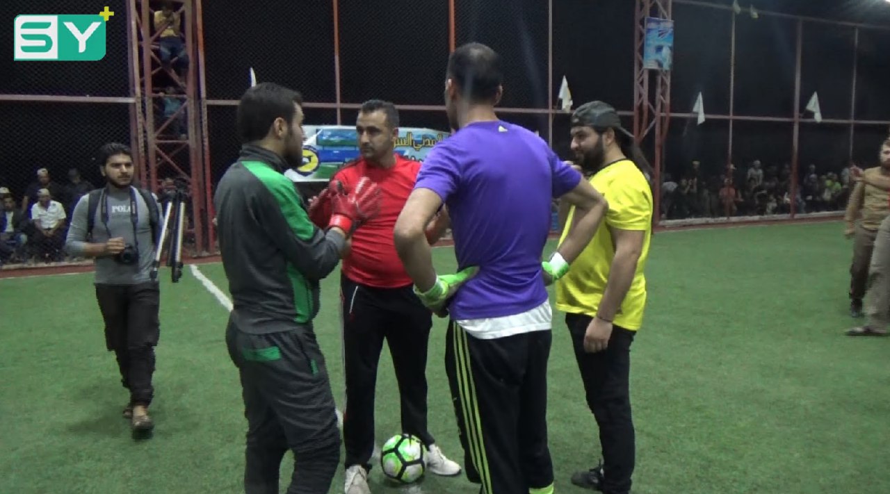 الدفاع المدني ينظم دوري كرة قدم في مدينة عندان بريف حلب