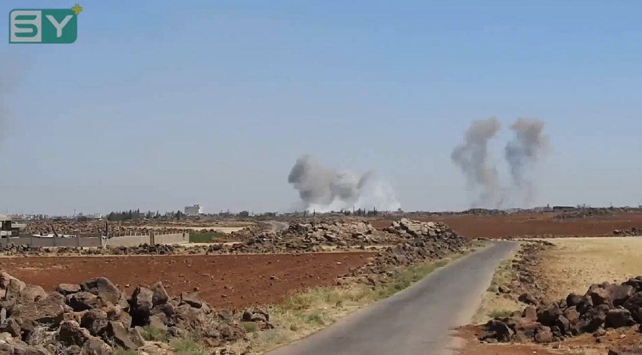 غارات من طيران الأسد والطيران الروسي على درعا