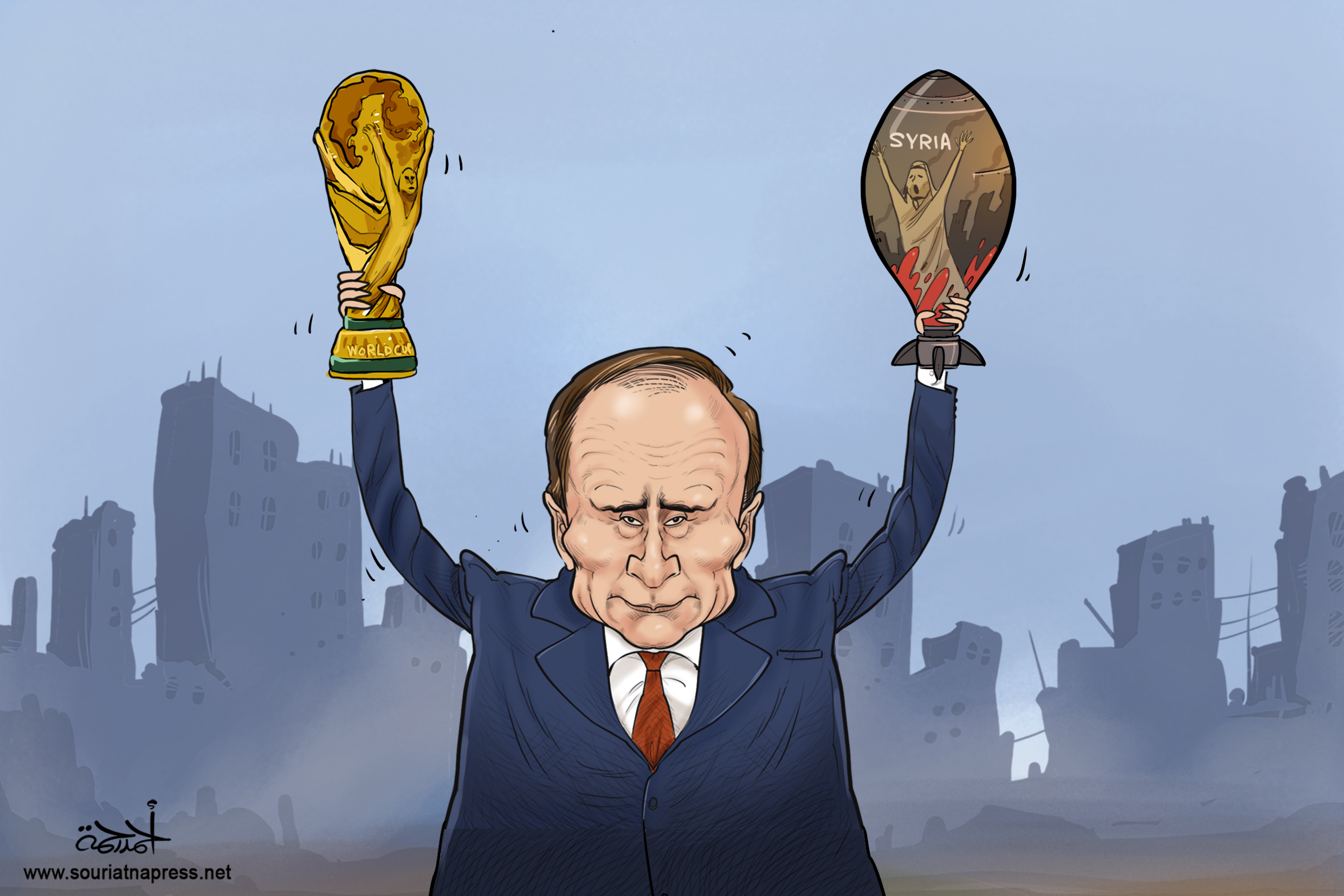 مونديال الدم والنار في موسكو والمجرم حكماً للساحة والتماس