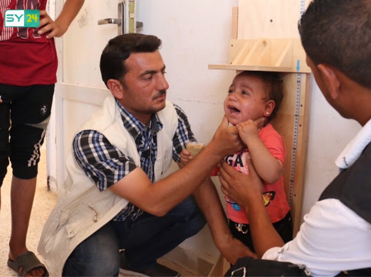 افتتاح مركز طبي لمعالجة حالات سوء التغذية لدى الأطفال جنوب حلب