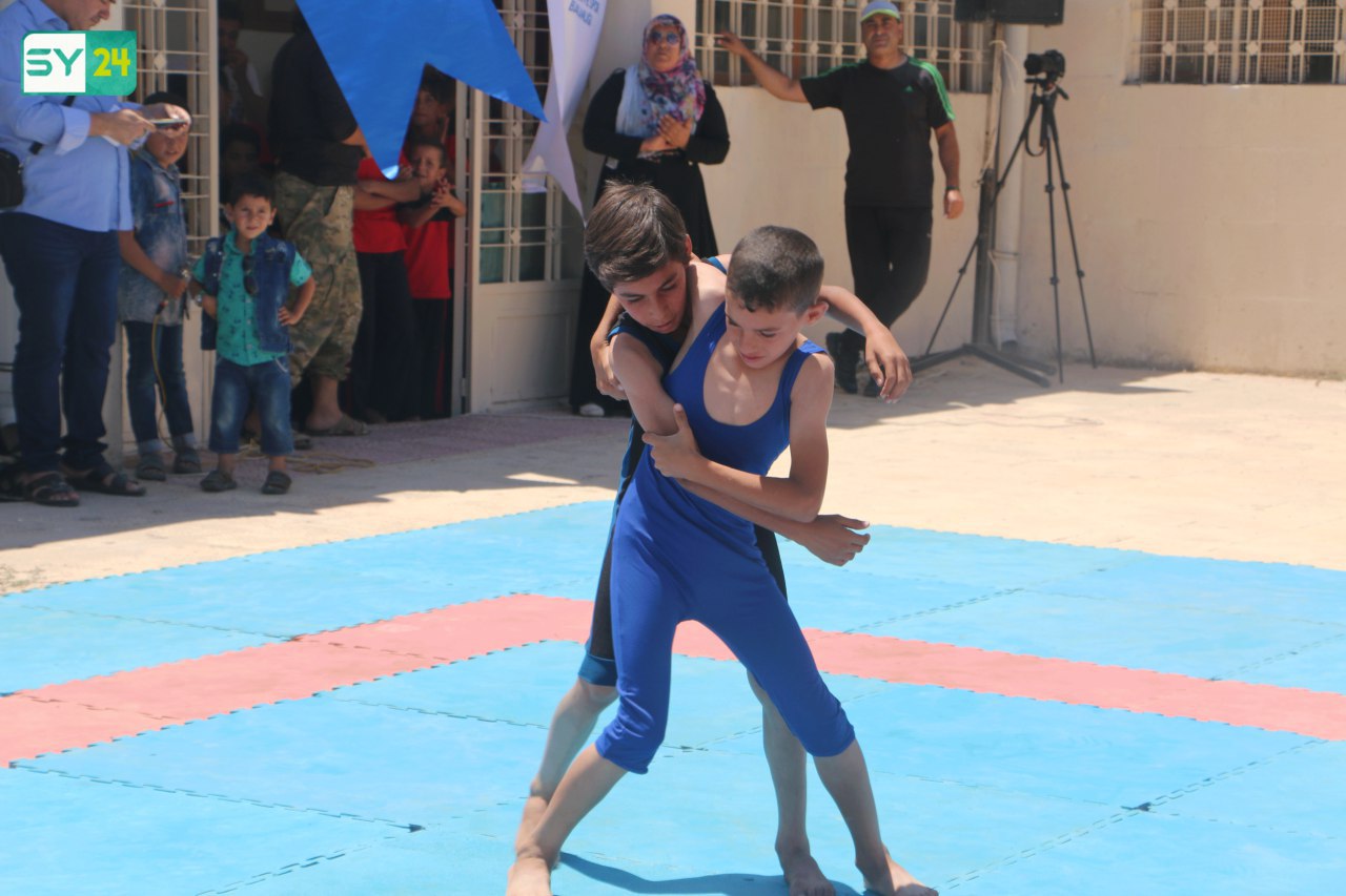 افتتاح أول أكاديمية رياضية للأطفال في ريف حلب