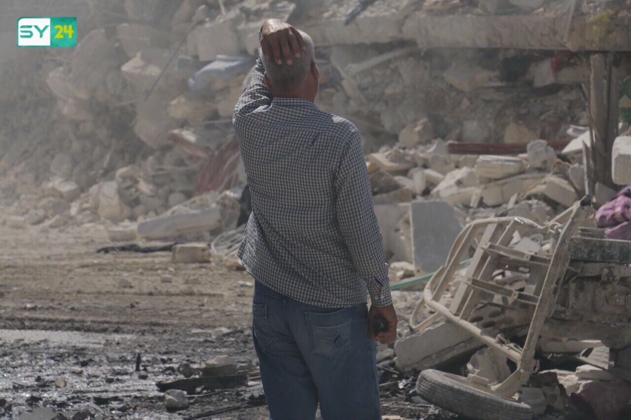 بالصور: دمار كبير نتيجة الانفجار الضخم في سرمدا