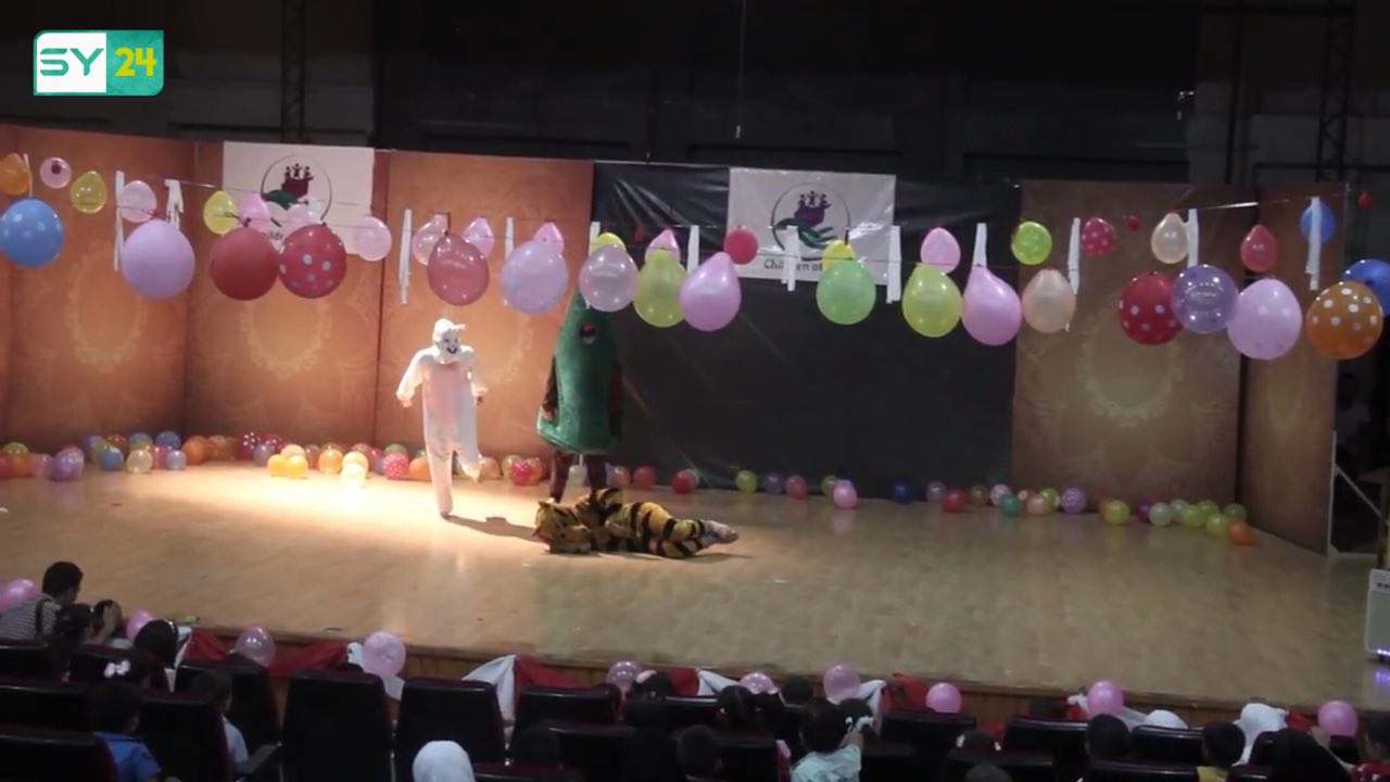 إقامة حفل للأطفال الأيتام في إدلب