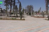 إنشاء أكبر حديقة في مدينة الباب بريف حلب