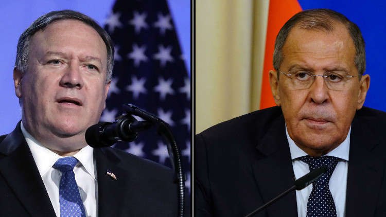 بومبيو ولافروف يبحثان الملف السوري والعقوبات الأمريكية على روسيا